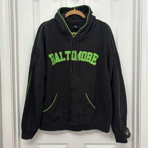 Black Baltimore Graphic Hoodie | Point Sportswear XL